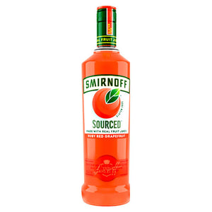 Smirnoff Sourced Ruby Red Grapefruit Vodka (750ml)